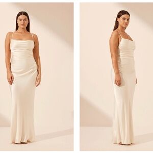 Shona Joy Cream Maxi Dress
